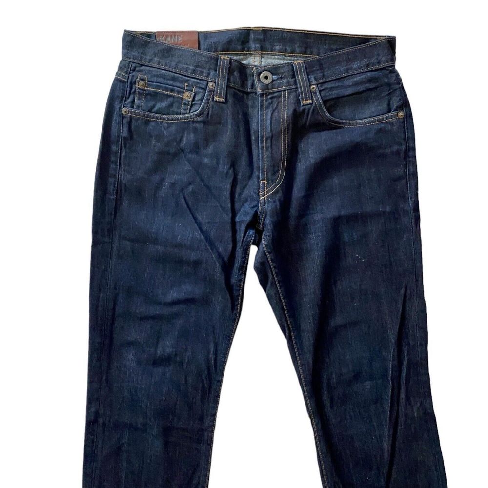 J Brand Men's Kane Jeans Size 32 Dark Blue Wash Slim Straight Leg Denim Pants - Picture 3 of 9